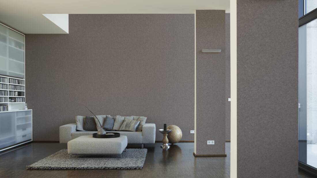 Livingwalls Wallpaper «Uni, Grey» 378657