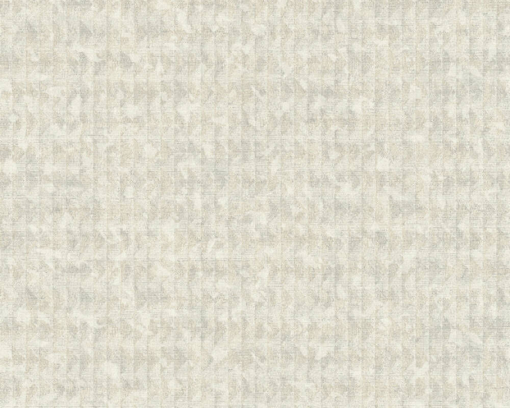 A.S. Création Wallpaper «Graphics, Floral, Beige, Cream, Grey, Silver» 371733