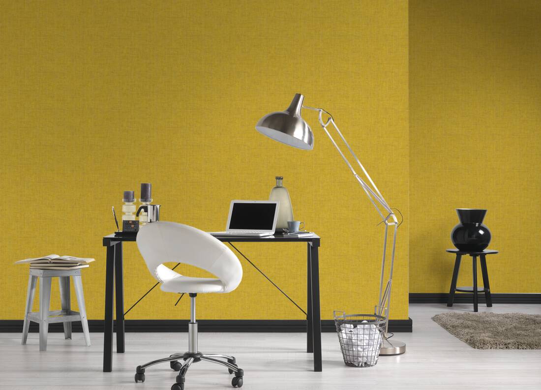 Architects Paper Wallpaper «Uni, Brown, Grey, Yellow» 369762