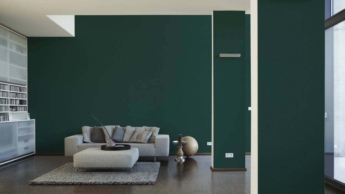 Livingwalls Wallpaper «Uni, Green» 379533