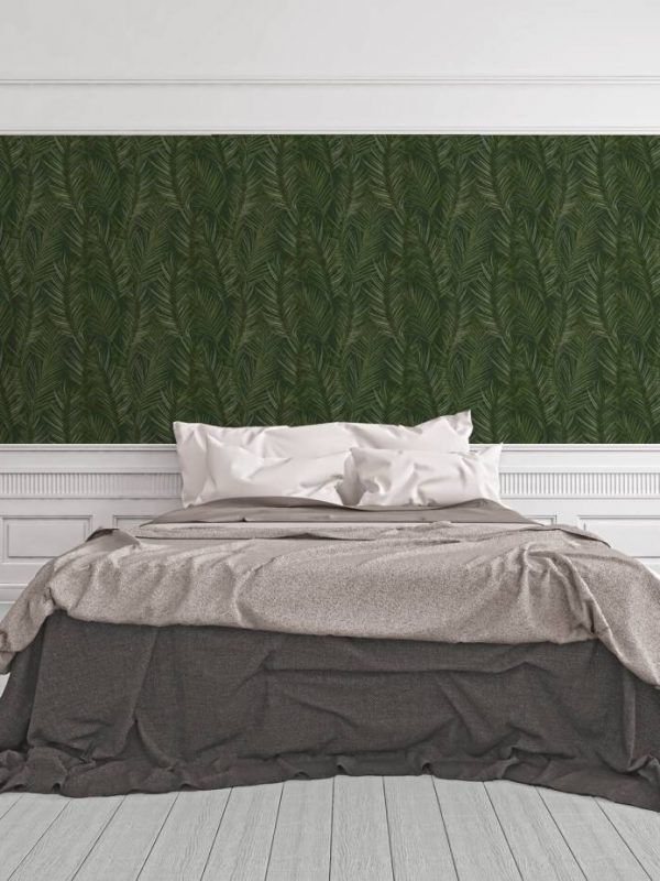 A.S. CRÉATION WALLPAPER «FLORAL, GREEN» 390385