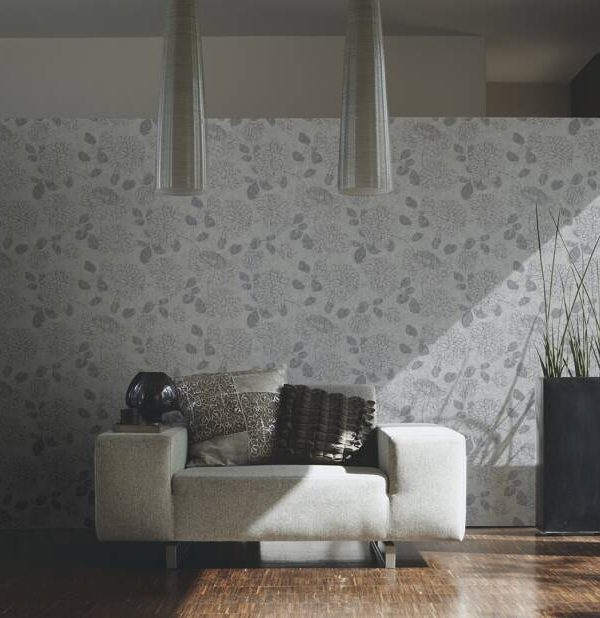 A.S. CRÉATION WALLPAPER «FLORAL, BEIGE, GREY, TAUPE» 390251