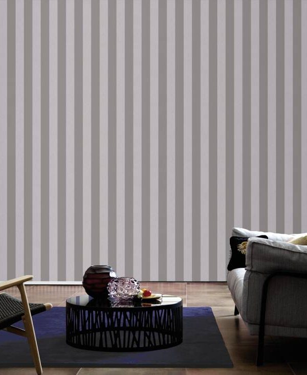 A.S. CRÉATION WALLPAPER «STRIPES, BEIGE, GREY, TAUPE» 390293