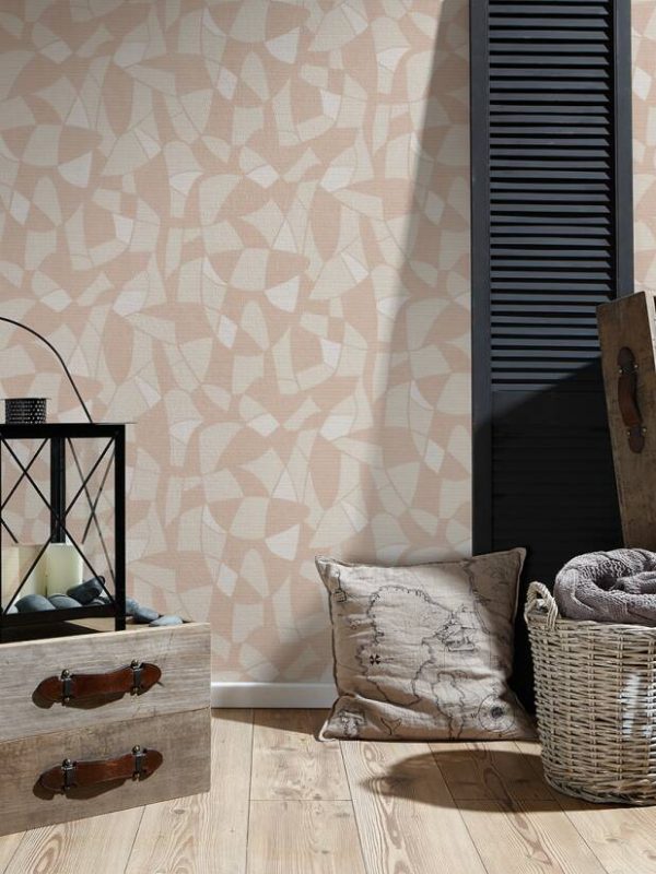 A.S. CRÉATION WALLPAPER «GRAPHICS, BEIGE, CREAM, WHITE» 390932