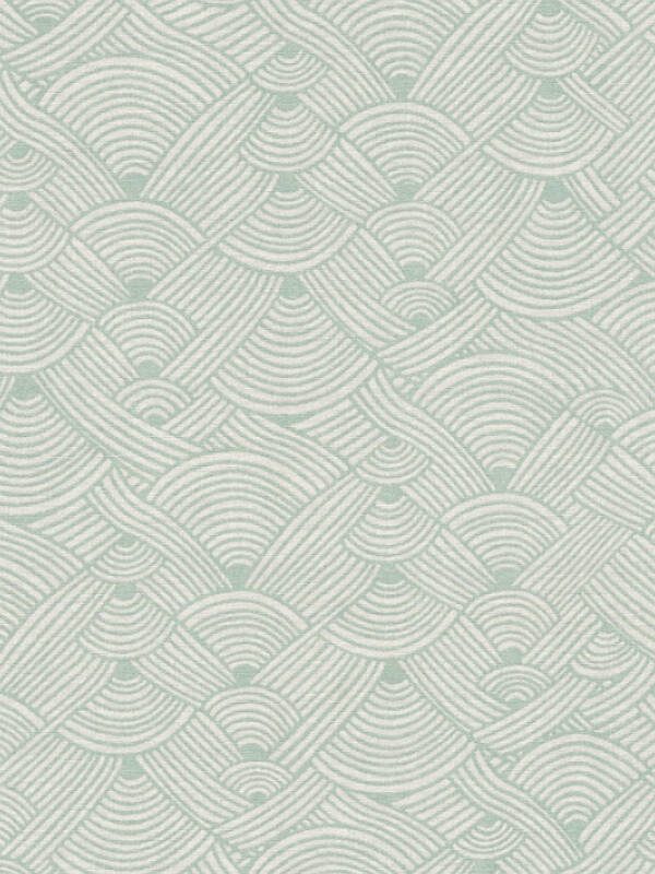 PRIVATE WALLS WALLPAPER «ETHNO, BLUE, GREEN, TURQUOISE, WHITE» 387423