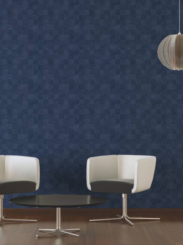 Livingwalls Wallpaper «Tile, Blue» 382005
