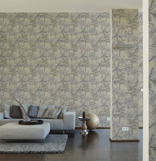 MICHALSKY LIVING Wallpaper «Floral, Beige» 379831