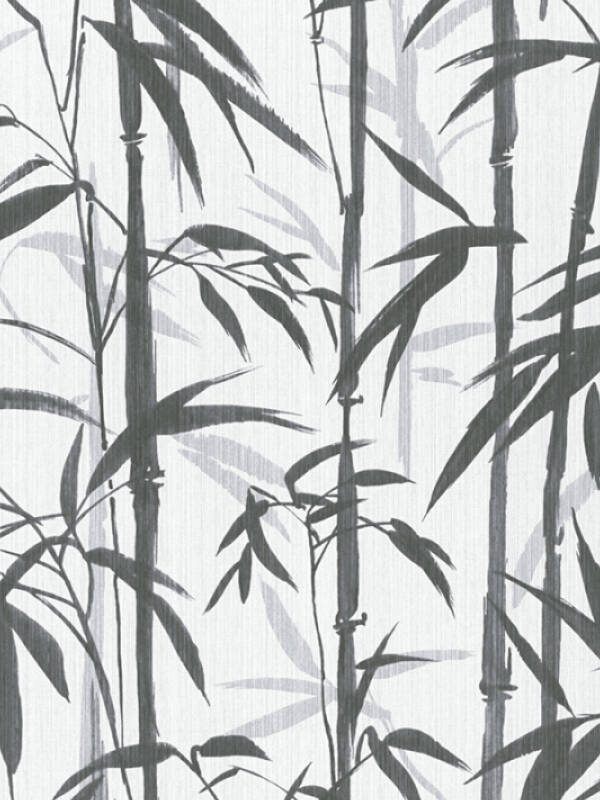 MICHALSKY LIVING Wallpaper «Floral, Black, Cream, Grey» 379891