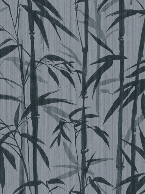 MICHALSKY LIVING Wallpaper «Floral, Black, Grey» 379894