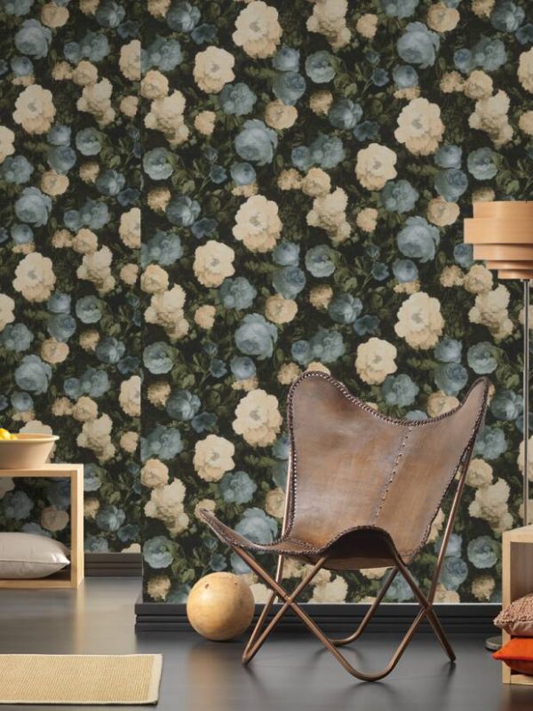 A.S. Création Wallpaper «Floral, Cream, Green, Yellow» 376502