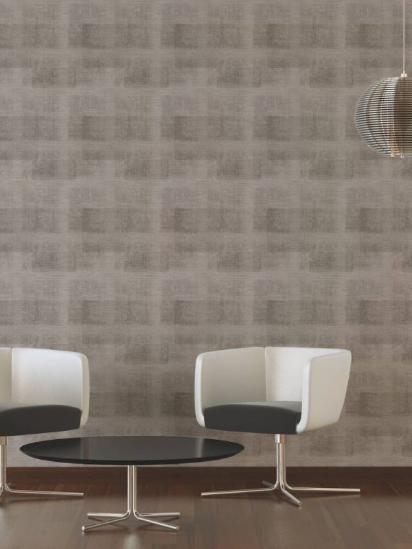 A.S. CRÉATION WALLPAPER «FABRIC, BEIGE, BROWN» 367737