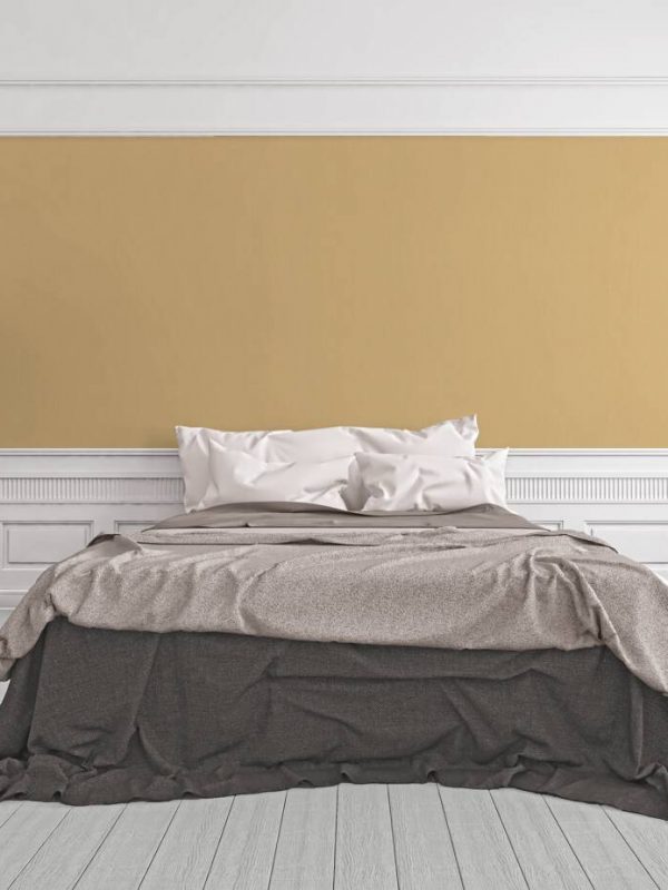Versace Home Wallpaper «Uni, Gold, Metallic, Yellow» 343275