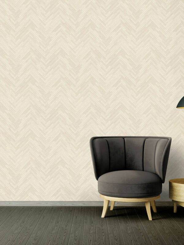 Versace Home Wallpaper «Wood, Cottage, Beige, Cream» 370515