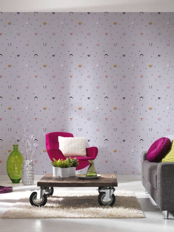 A.S. CRÉATION WALLPAPER «BLACK, COLORFUL, GREY» 381431