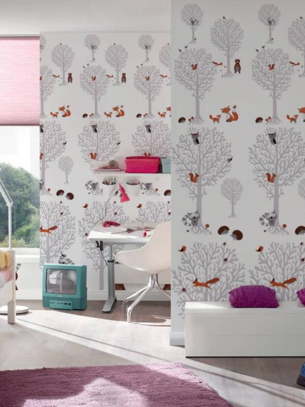 A.S. CRÉATION WALLPAPER «BROWN, GREY, WHITE» 381341