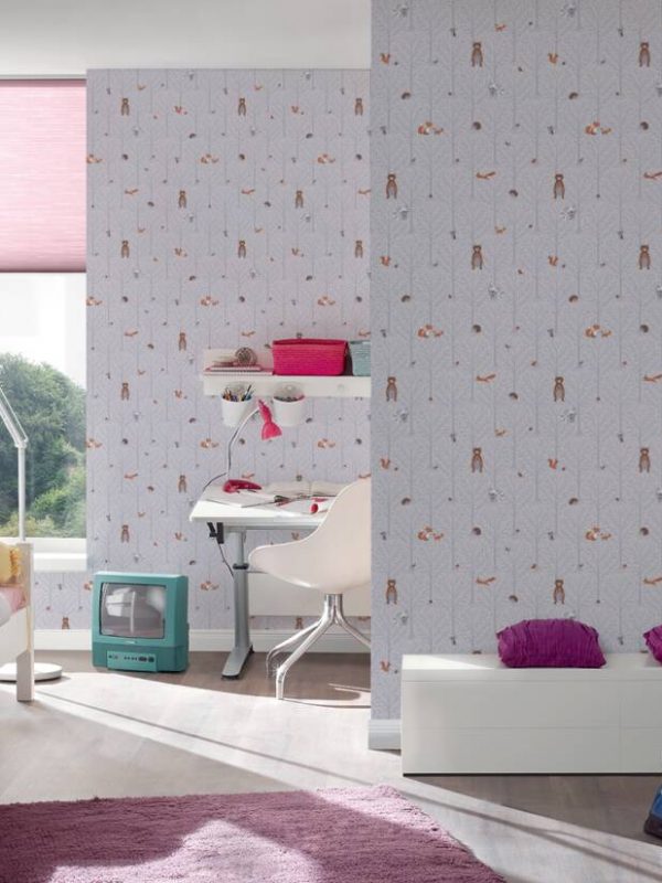 A.S. CRÉATION WALLPAPER «BEIGE, BROWN, WHITE» 381191
