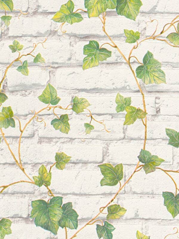 A.S. Création Wallpaper «Stone, Brown, Green, White» 319421