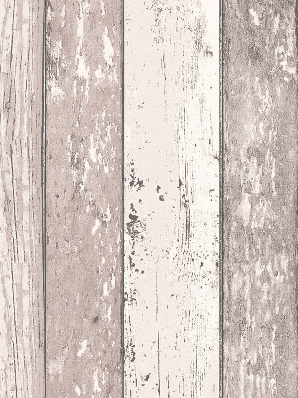 A.S. Création Wallpaper «Wood, Cottage, Brown, Cream» 855053