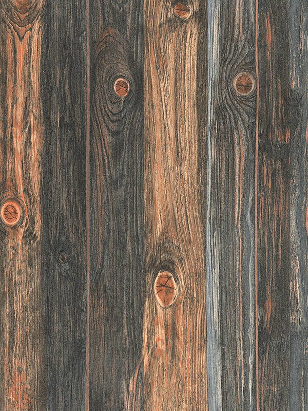 A.S. Création Wallpaper «Wood, Cottage, Beige, Brown, Grey» 908612