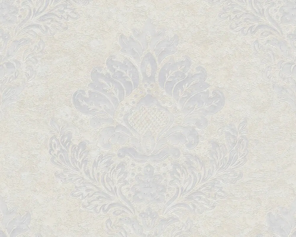 Livingwalls Wallpaper «Baroque, Beige, Grey, White» 379015